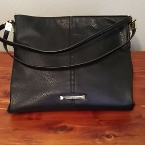 Anne Klein Black leather purse